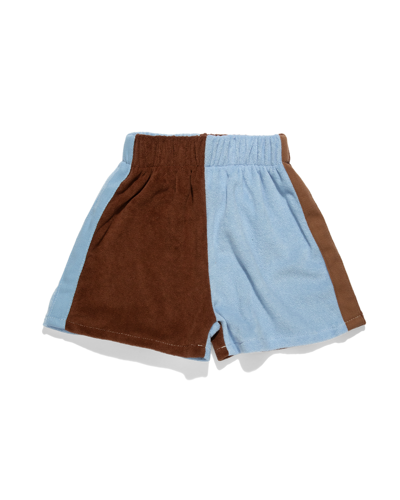 Lunar Shorts - Blue & Chocolate