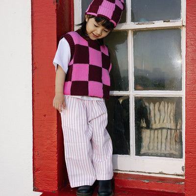 Ninch Pants - Pink Stripes