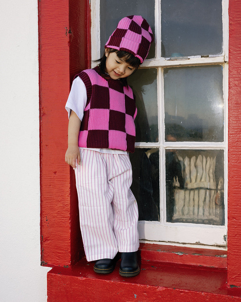 Ninch Pants - Pink Stripes