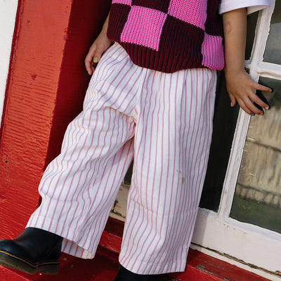 Ninch Pants - Pink Stripes