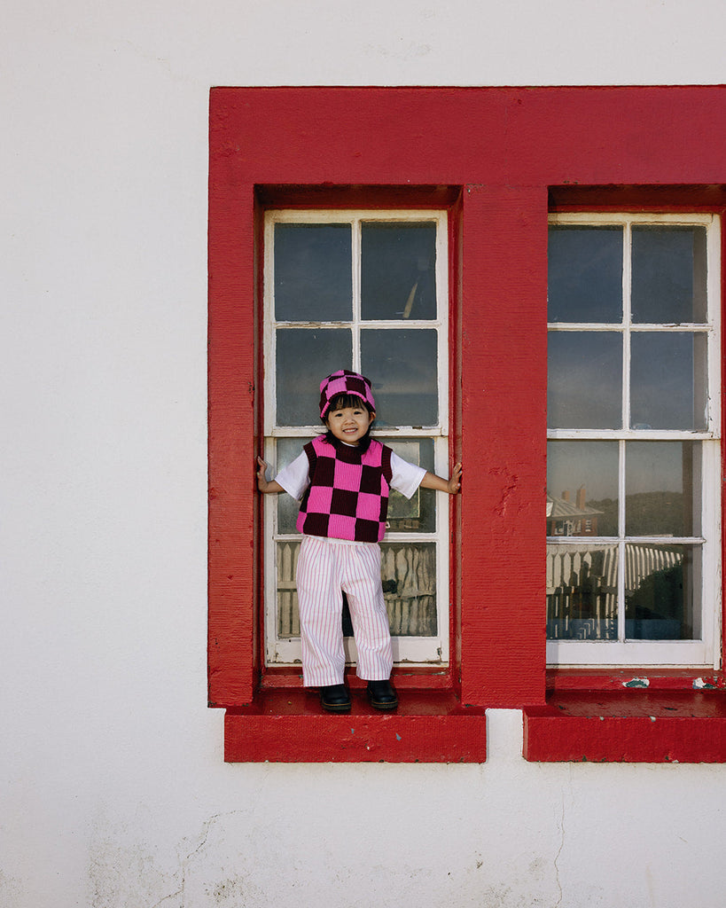 Ninch Pants - Pink Stripes
