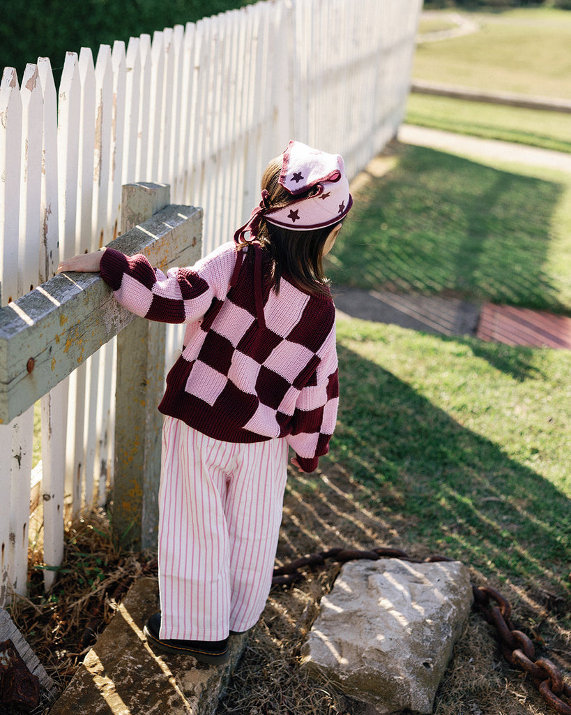 Ninch Pants - Pink Stripes