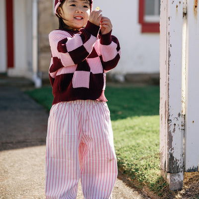 Ninch Pants - Pink Stripes