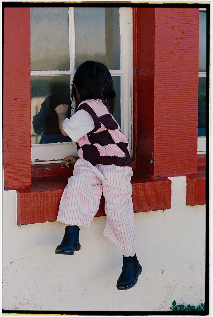 Ninch Pants - Pink Stripes