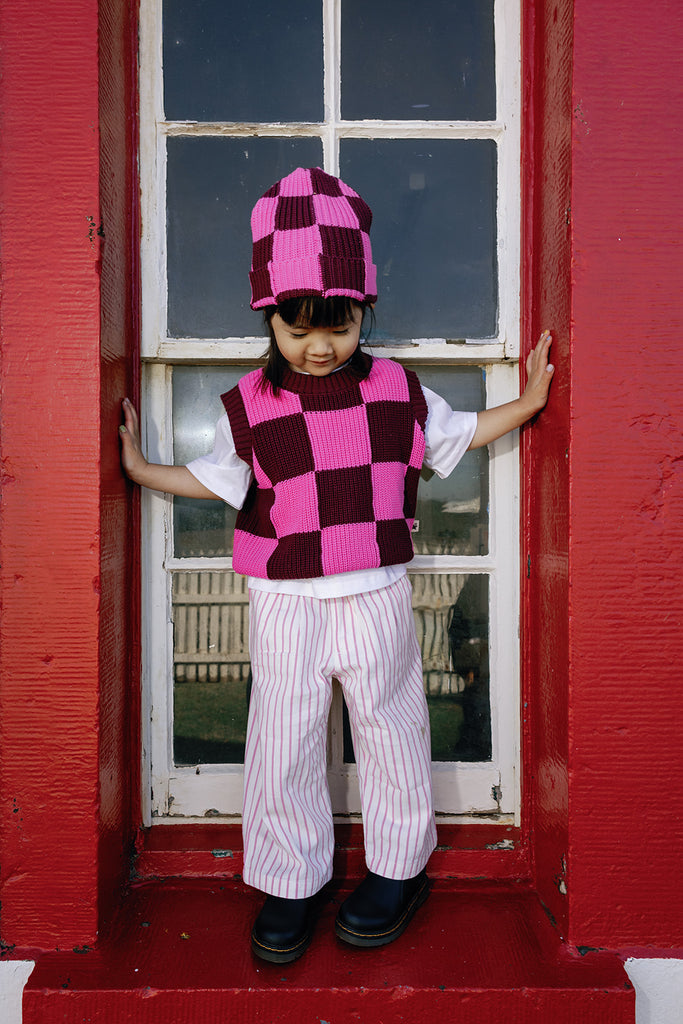 Nonno Vest - Bright Pink