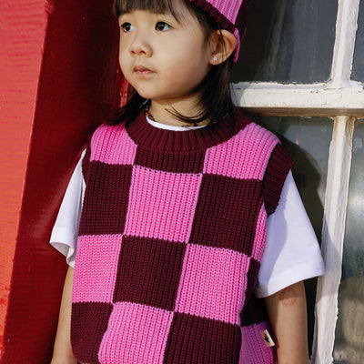 Nonno Vest - Bright Pink