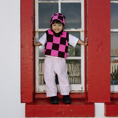 Nonno Vest - Bright Pink