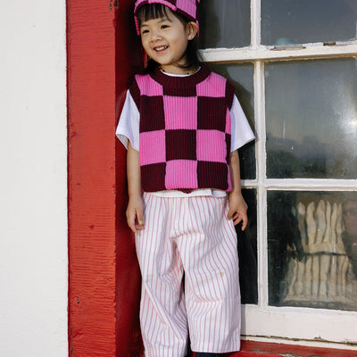 Nonno Vest - Bright Pink