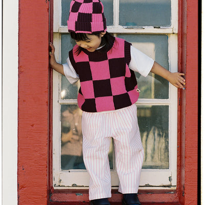 Nonno Vest - Bright Pink