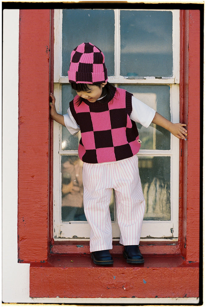 Nonno Vest - Bright Pink