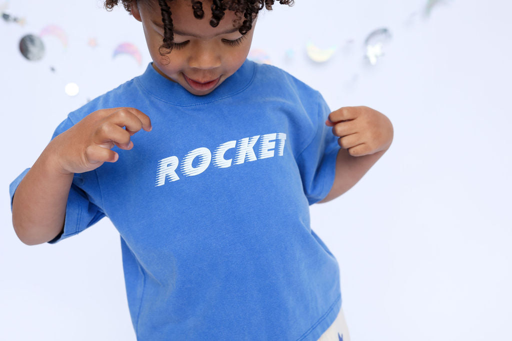 Rocket Tee - Blue