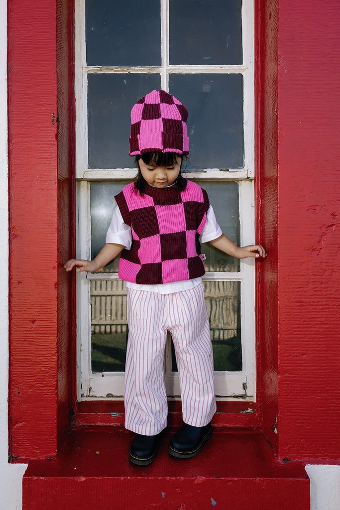 Sunday Beanie - Bright Pink