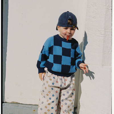 Sunday Knit - Blue