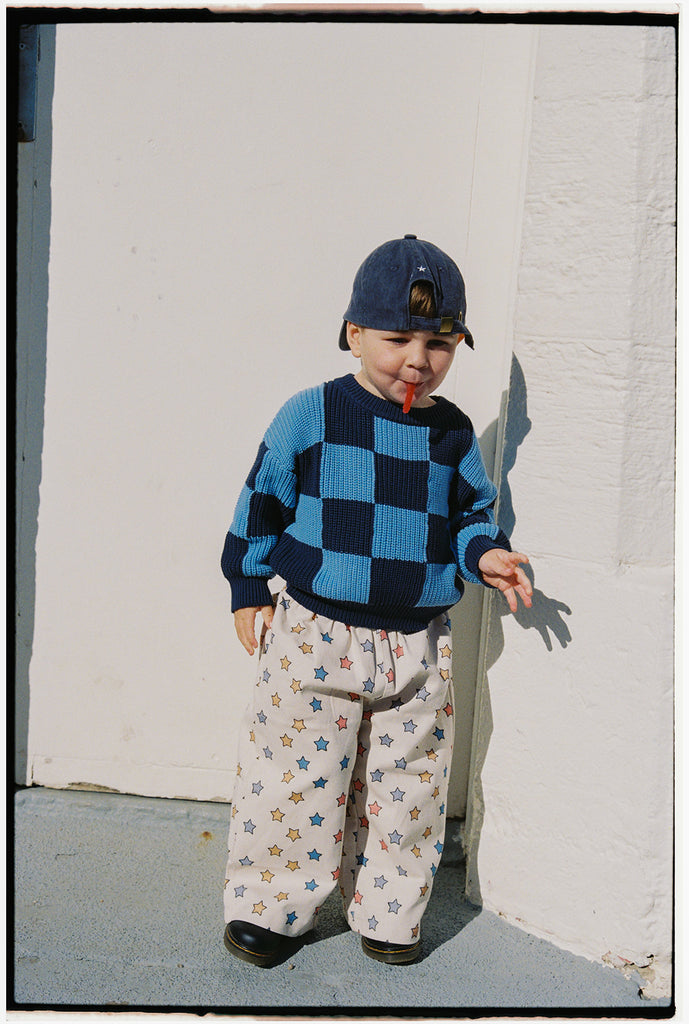 Sunday Knit - Blue