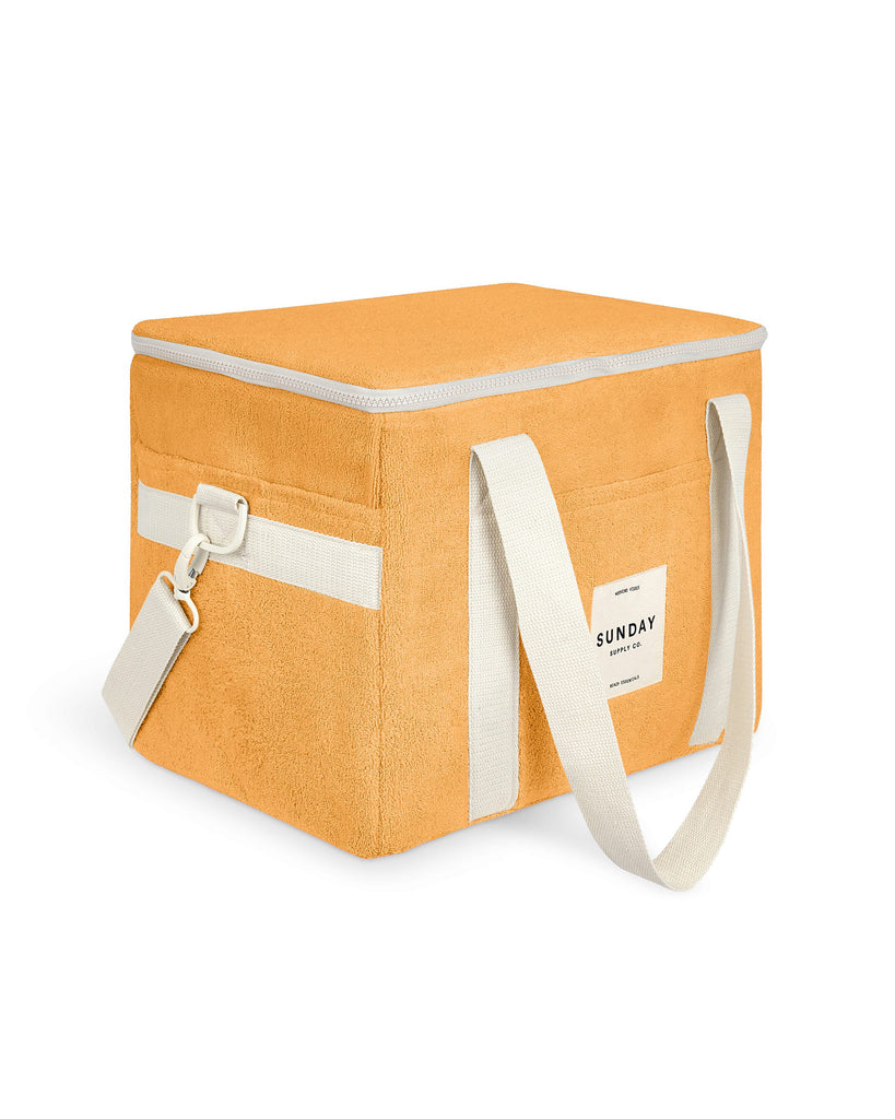 Golden Towelling Cooler Bag