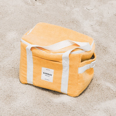 Golden Towelling Cooler Bag