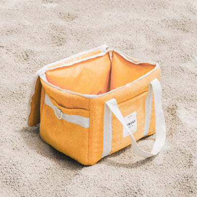 Golden Towelling Cooler Bag