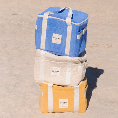 Golden Towelling Cooler Bag