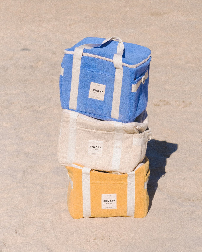 Golden Towelling Cooler Bag