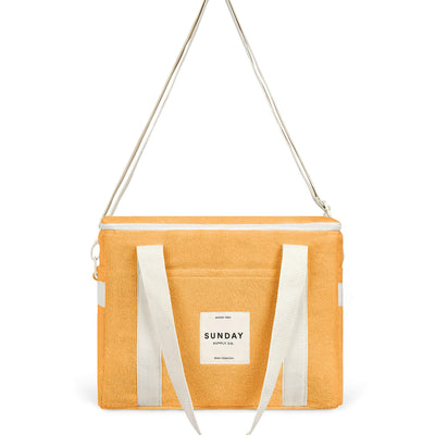 Golden Towelling Cooler Bag