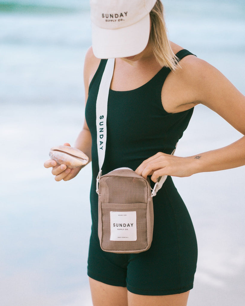 Husk Mesh Crossbody Bag