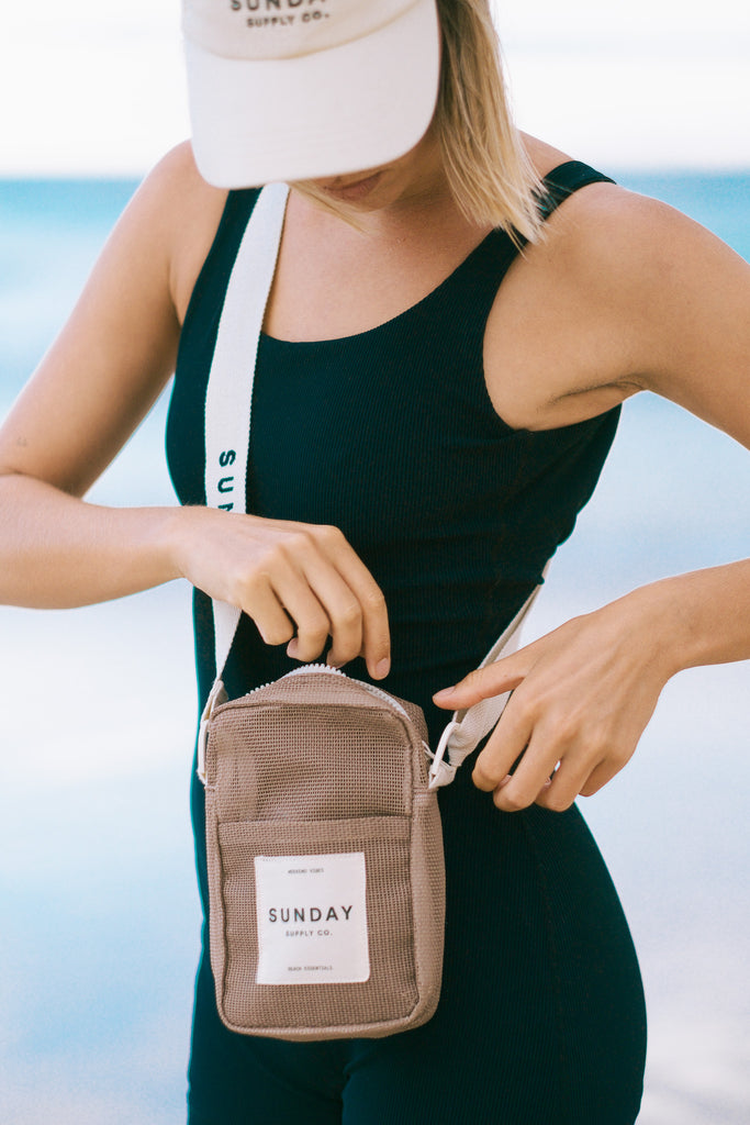 Husk Mesh Crossbody Bag