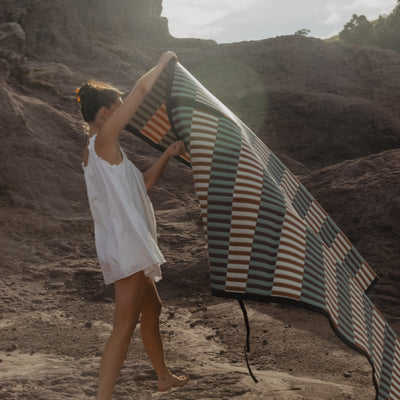 Woven Outdoor Mat - Tsuki
