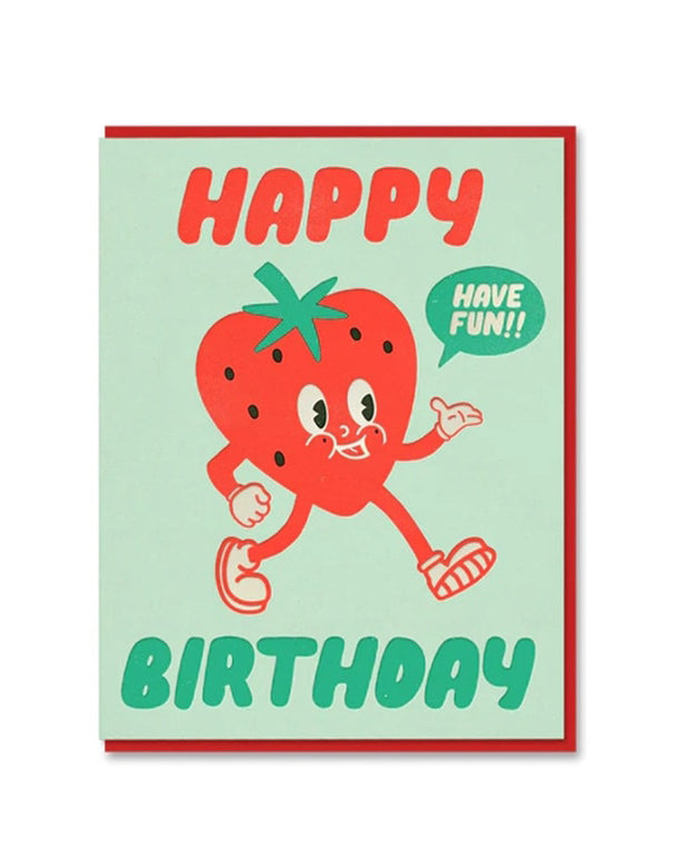 Card - Birthday Strawberry