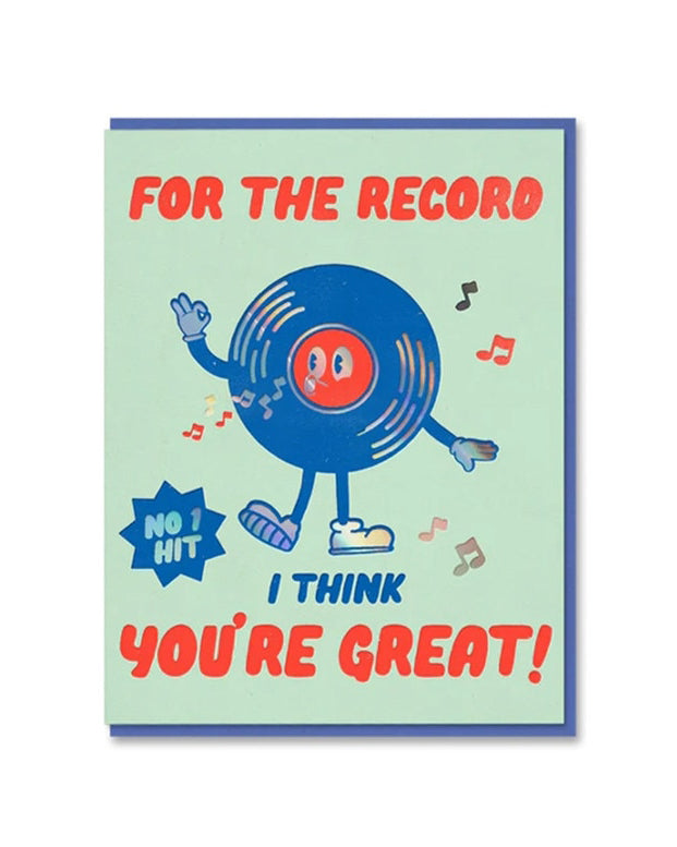 Card - For the Record