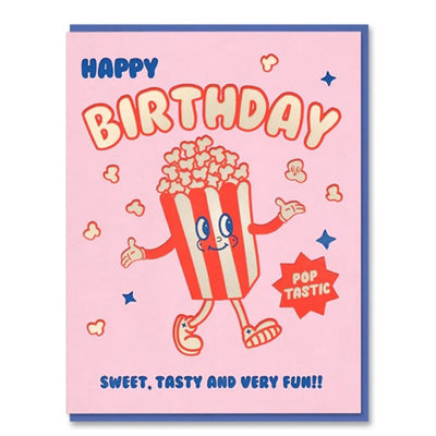 Card - Popcorn Birthday