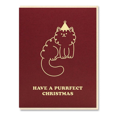 Xmas Card - Purrfect Christmas