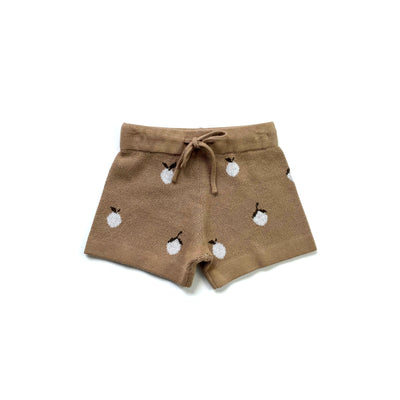 Knit Shorts - Plum