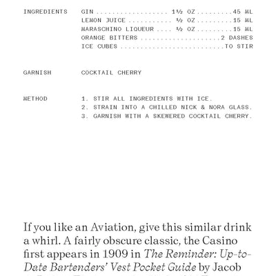 The Cocktail Cabinet: Aperitif