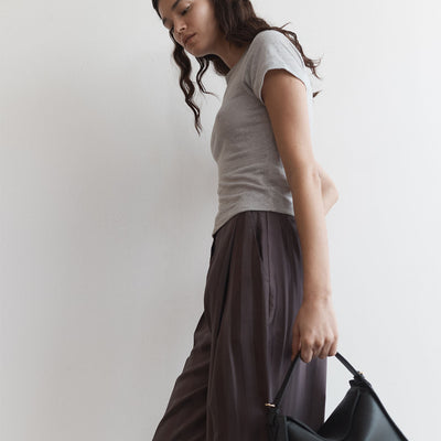 Clementine Bag - Black with Gold