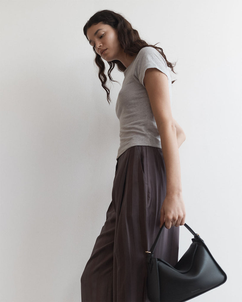 Clementine Bag - Black with Gold