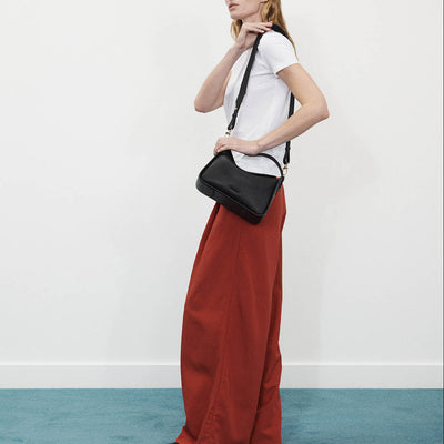 Clementine Bag - Black with Gold