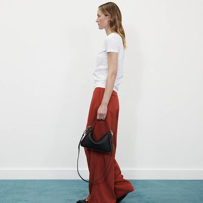 Clementine Bag - Black with Gold