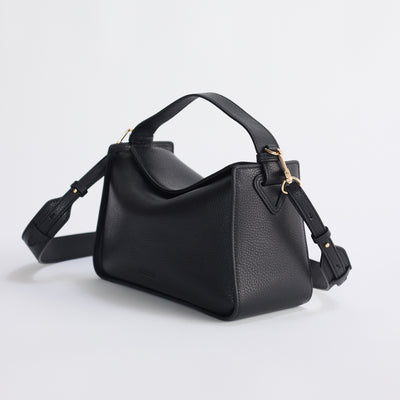 Clementine Bag - Black with Gold