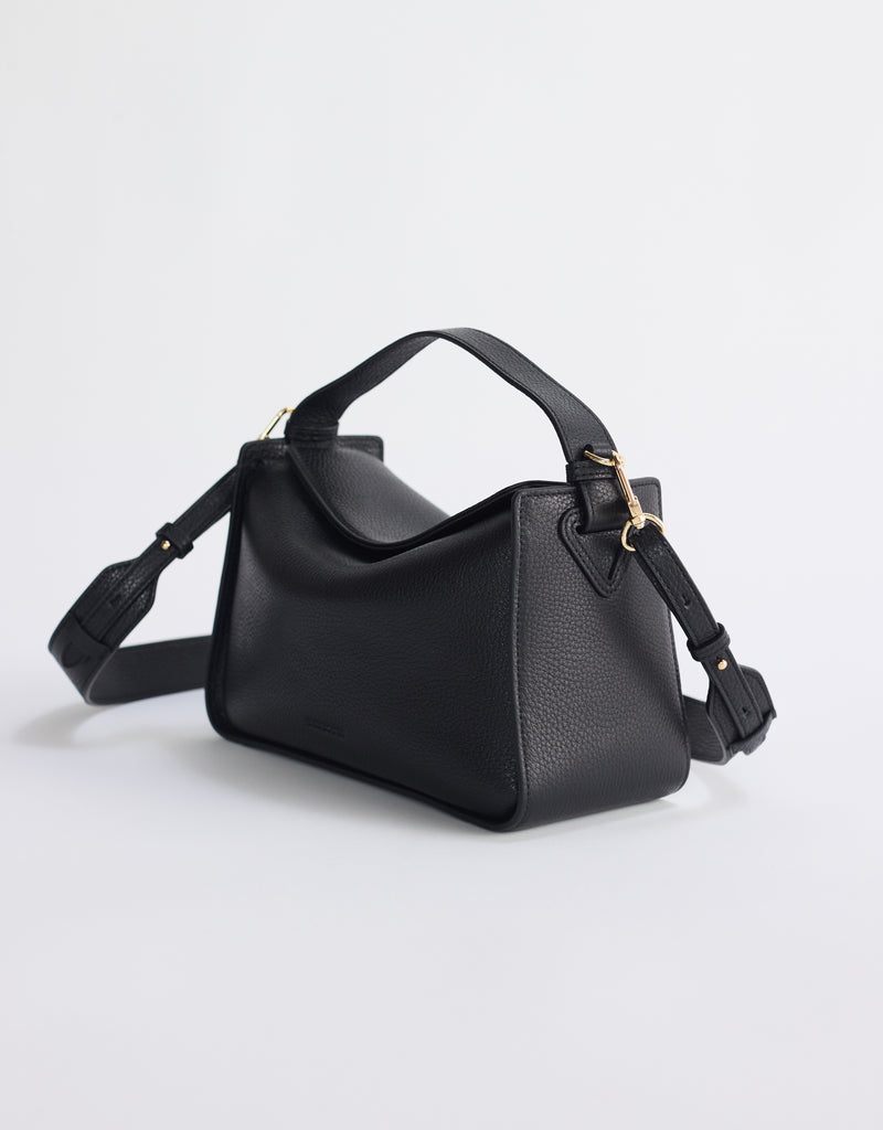 Clementine Bag - Black with Gold