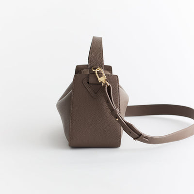 Clementine Bag - Mushroom with Gold