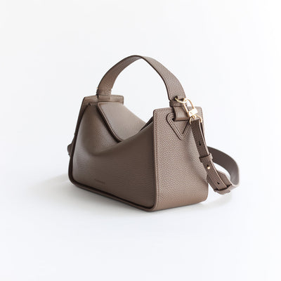 Clementine Bag - Mushroom with Gold