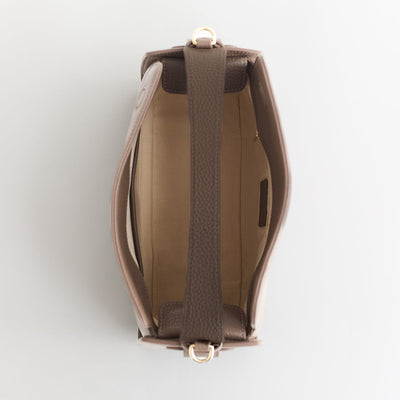 Clementine Bag - Mushroom with Gold