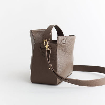 Clementine Bag - Mushroom with Gold
