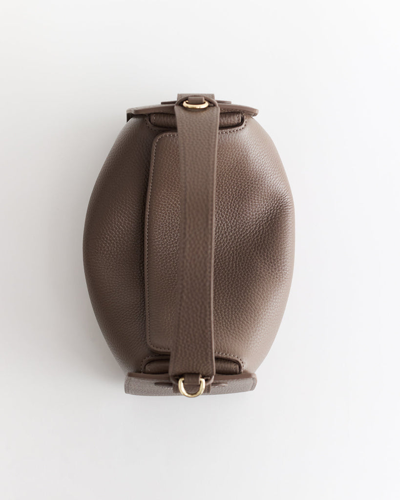 Clementine Bag - Mushroom with Gold