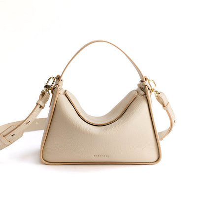 Clementine Bag - Oat with Gold