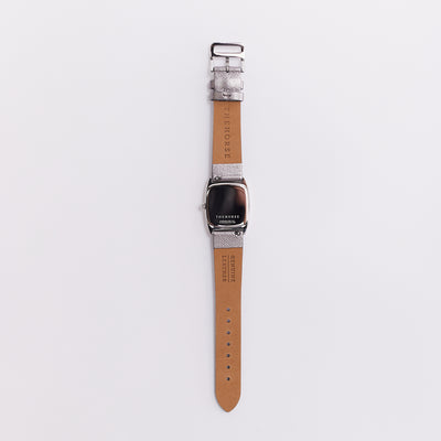 Dress Watch - Polished Silver / Silver Leather
