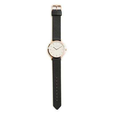 Mini Original Watch - Rose Gold / Black Leather