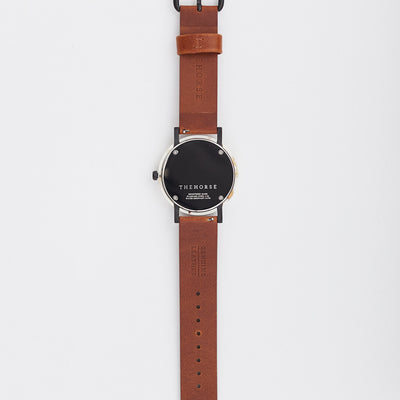 Resin Watch - Nougat / Tan Leather