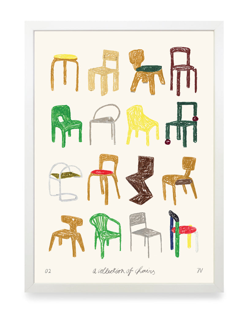 Print - A Collection of Chairs