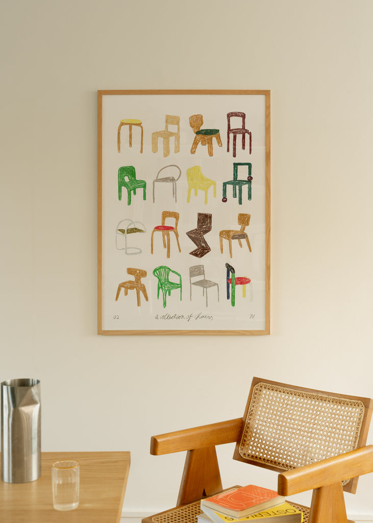 Print - A Collection of Chairs